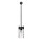 Z-Lite Fontaine 3 Light Pendant, Matte Black & Clear 3035P9-MB - alternate 6